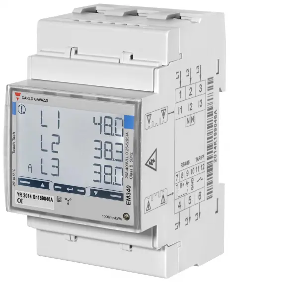 Đồng hồ Carlo Gavazzi EM340 gắn ray DIN
