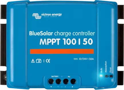 MPP Blue Solar Laderegler MPPT 100/50 von Victron - Akku und
