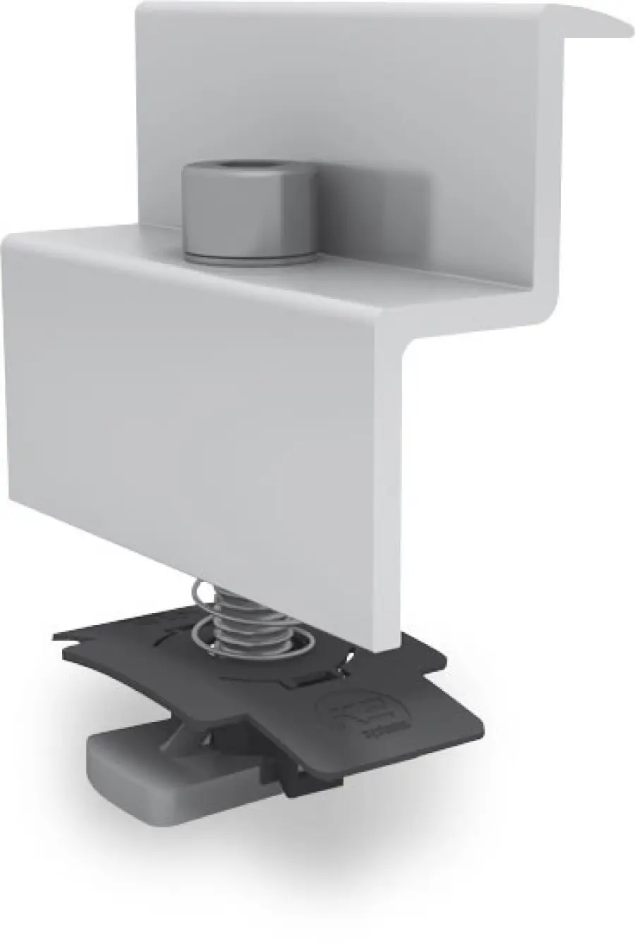 K2 Set End Clamp 30-31mm, black anodized